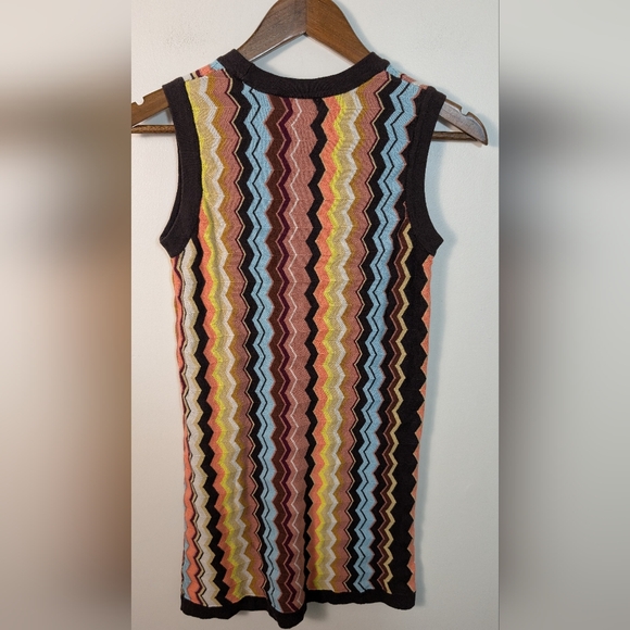 Missoni X Target Knit Chevron Print Sleeveless Mini Sweater Dress - Picture 5 of 6